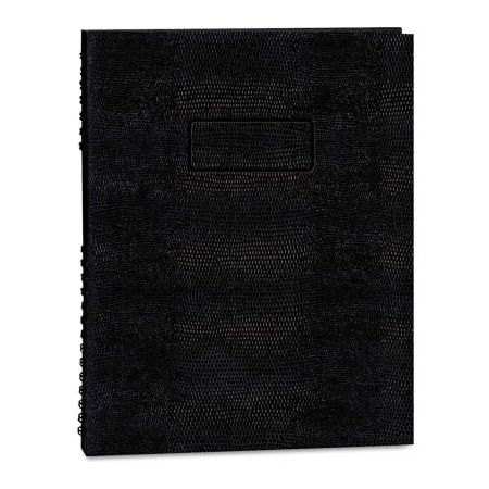 Rediform Blueline  Exec Wirebound Notebook, 8-1/2" x 11", Black Cover, 100 Sheets/Pad A10200EBLK